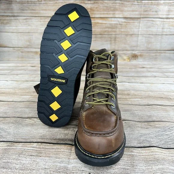 Wolverine Hellcat 6” Boots Men Size 11 M Ultraspring Moc Toe Work WP Boots - NEW